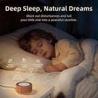 Kipcush White Noise Machine with Night Light – Nursery Sound Machine with Soft Non-Glare Lamp, 30 Soothing Sounds, 8 Color Lights, Up to 8-Hour Timer for Baby & Adults