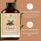 Handcraft Blends Clove Essential Oil – Huge 4 Fl Oz – 100% Pure and Natural – Premium Grade Essential Oil for Diffuser and Aromatherapy, Skin, Massage, Candle and Soap Making Fragrance