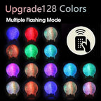 CPLA Galaxy Moon Lamp Upgrade 128 Colors, Birthday Gifts for Kids Girls Boys Teens Her, Remote & Touch Control, Diameter 5.9 inch