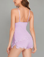 Avidlove Womens Sweetness Cami Set Lace Camisole Lingerie Nightwear Sexy Pajamas Lounge Sets