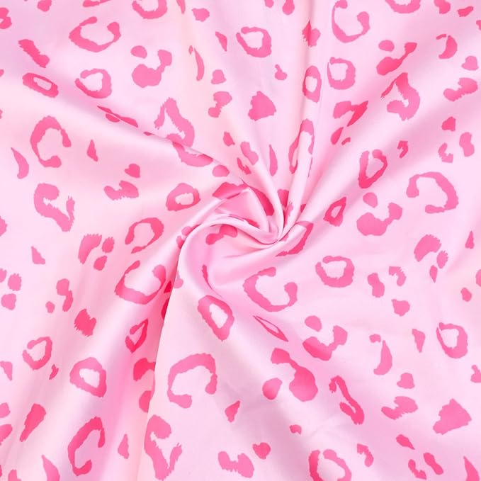 QPANCY Kids Satin Pajamas Sets Baby Boy Girl Button-Down Silk Sleepwear 2 Piece Short Sleeve Loungewear Clothes Set