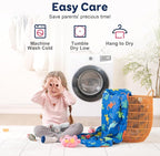 Kivik Weighted Lap Blanket 2 lbs, 20" x 30" Blue Dinosaur Small Weighted Blankets, All-Season Breathable Cute Mini Weighted Lap Pad, Soft Heavy Throw Blanket for Travel, Calming & Sleep, Washable
