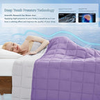 Topcee Weighted Blanket (20lbs 80"x87" King Size) Soft Cooling Heavy Blanket Sleeping, Apply to 190-210 lbs Body, Thick Breathable Blanket with Glass Bead, Easy Care