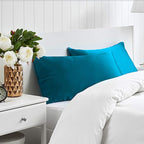 USA Made 100% Silk Pillowcase Peacock, Certified 6A Grade 22 Momme Mulberry Silk Pillow Case for Women Hair and Skin Protection, Anti Face Wrinkle, 1 Pc 20"x26" (Standard, Peacock Blue)