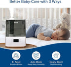 LEVOIT Humidifiers for Bedroom Large Room Home, (6L) Cool Mist Top Fill Essential Oil Diffuser for Baby & Plants, Smart App & Voice Control, Rapid Humidification & Auto Mode - Quiet Sleep Mode, Gray