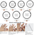 Smart Ring for Women Men,Fitness Ring with 24/7 Activity Tracking,Stress,Sleep Monitoring,No APP Subscription Fees,Compatible with iOS & Android, HarmonyOS Silver, 11#