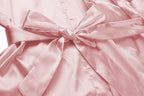 Women's Satin Short Robe Bridesmaid Bride Wedding Party Robes Silky Sleepwear Loungewear