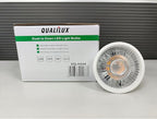 Qualilux MR16 GU10 Dusk to Dawn Light Bulbs, Warm White 3000K, 50W Equivalent, 500LM, Auto On/Off Light Sensor Bulb, Non-dimmable, LED 6W 4 Pack, HQ-H044
