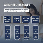 yescool Weighted Blanket for Adults (20 lbs, 60” x 80”, Yellow) Cooling Heavy Blanket for Sleeping Perfect for 190-210 lbs, Queen Size Breathable Blanket with Premium Glass Bead, Machine Washable