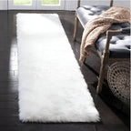 2x4 Non-Slip Shaggy Runner Rug, Ultra Soft Fluffy Plush Modern Indoor Area Rug for Hallway Bedroom Living Room Kitchen Entryway Fuzzy Carpet