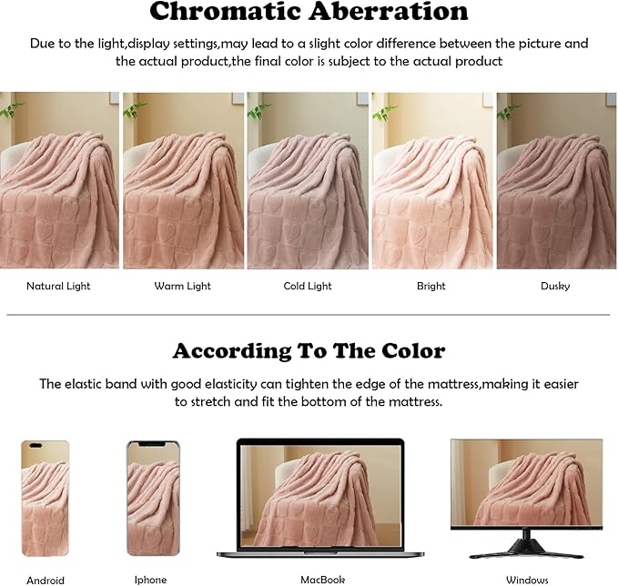 NEWCOSPLAY Super Soft King Blanket Pink Love Premium Silky Flannel Fleece 3D Heart Checkered Lightweight Bed Blanket All Season Use (Pink Love, King(90"x110"))