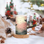 Peach Blossom Moon Bird Flameless Candles Battery Operated Color Changing LED Candles with Remote Control Timer Outdoor Indoor 2 Pack