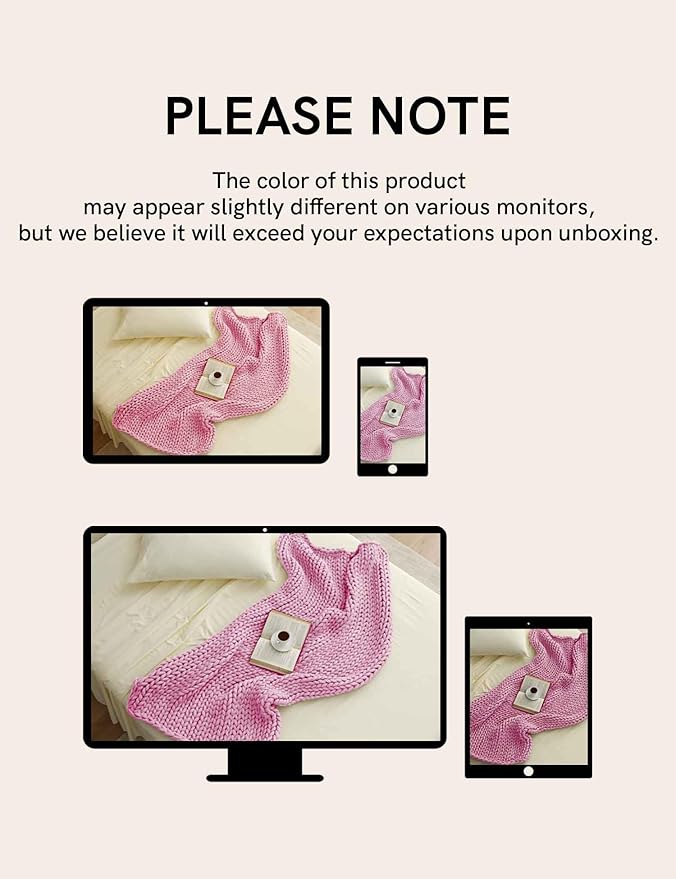 YnM Chunky Throw Blanket, Medium-Weight, Hand Knitted, Skin Friendly, Ventilated and Breathable, Machine Washable, Home Décor Piece for Couch, Sofa and Bed (Fancy Pink, 60x80 Inch)