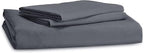 Bedsure Duvet Cover Queen Size - Soft Double Brushed Bedding Set for Kids & Adults, Zipper Closure, 3 Pieces, Includes 1 Duvet Cover (90"x90") & 2 Pillow Shams, NO Comforter, Dark Grey