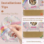 Customized Birthday Gifts Personalized Acrylic LED Night Light Lamp Plaque Custom Photo Name Age Birthday Gifts for Kids(B-Unicorn)