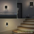Witch Sun Moon Night Light, Zodiac Night Light Plug into Wall with Dusk to Dawn Sensor, LED Lamp Energy Saving Lights for Men Women Boys Girls,Lamp for Bedroom Bathroom Hallway