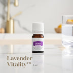 Young Living Vitality Lavender Essential Oil 5ml Bottle - Calming Floral Flavor - 100% Pure - Steam Distilled - Add a floral flavor to Foods and Beverages