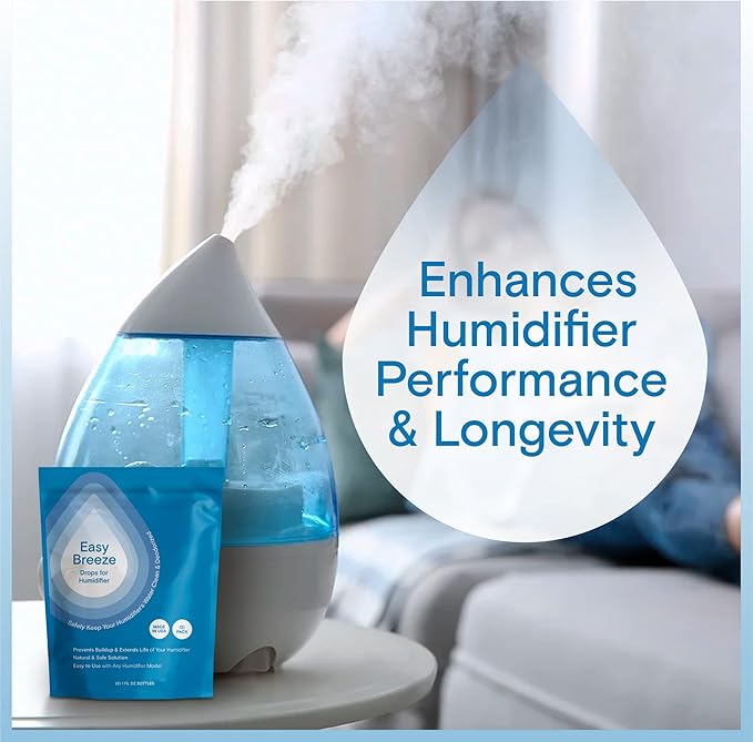 Berkland Humidifier Cleaner Drops for All Makes & Models - Made in USA Humidifier Treatment for Peak Performance - Water Humidifier Drops for Cleaning - Humidifier Solution Humidifier Water Treatment