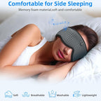Sleeping Eye Mask with Bluetooth Headphones, 3D Sleep Eye Mask, Adjustable Sleep Mask for Men Women, Bluetooth Sleep Mask for Light Block Out