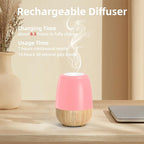 SEEDSEEL 150ML Cordless Essential Oil Diffuser, Built-in 6000mAH Rechargeable Battery, 7-Hour Runtime, 7 LED Color Changing Lights, Portable Aromatherapy Diffuser for Home,Office,Outdoor