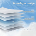 Topcee Weighted Blanket for Adults (12 lbs, 48" x 72") Twin Size Soft Cooling Heavy Blanket Sleeping, Apply to 110-130 lbs Body, Thick Breathable Blanket with Glass Bead, Easy Care