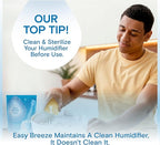 Berkland Humidifier Cleaner Drops for All Makes & Models - Made in USA Humidifier Treatment for Peak Performance - Water Humidifier Drops for Cleaning - Humidifier Solution Humidifier Water Treatment