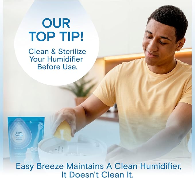Berkland Humidifier Cleaner Drops for All Makes & Models - Made in USA Humidifier Treatment for Peak Performance - Water Humidifier Drops for Cleaning - Humidifier Solution Humidifier Water Treatment