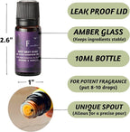 Folkulture Sleep Essential Oils for Diffusers for Home - Set of 6 | Premium Relaxing Essential Oil Set for Sleep Essentials, Aromatherapy & Meditation | Lavender, Peppermint, Jasmine Eucalyptus Orange