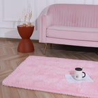 Softlife Light Pink Area Rug for Living Room, Fluffy Shag Plush 5.3x7.6 Rugs for Bedroom Girls, Shaggy Soft Fuzzy Kids Large Carpet for Dorm Bedside Ultra Cozy Non-Slip Indoor Decor