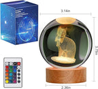 Large 3D Cat Night Light, 16 Color Changing with Remote Control for Bedroom Decor, Ideal Cat Gifts