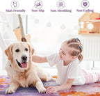 Area Rug 5x7 Washable Rugs Modern Abstract Area Rug Soft Non-Slip Non-Shedding Faux Wool Stain Resistant Floor Carpets for Living Room Bedroom Dining Room Kids Room Home Office (Purple, Multi)