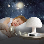 Sunrise Alarm Clock Wake Up Light - 3 Color LED Lamp with Sound & Light Awakening, Bioclock Adjustment & APP Control, Mushroom Tree Design for Bedroom Bedside