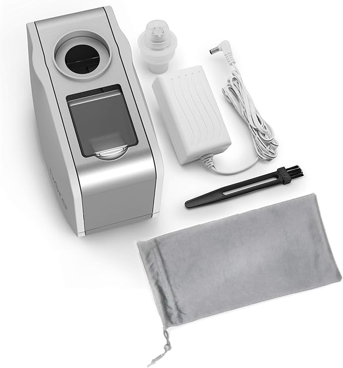 Pure Enrichment MistAire Travel - Ultrasonic Cool Mist Water Bottle Humidifier with Auto Shut-Off, Mood Light, Fold-Out Leg, and Storage Bag for Portable Use at Home, Office, Hotel, and More