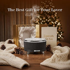 500ML Essential Oil Diffuser: Ultrasonic Aroma Diffuser with Remote Control for Spa Hotel Yoga Room - Humidifier for Bedroom with 7-Color Night Lights & Auto Shut-Off for Nursery/Women Home Relaxation