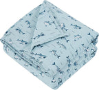 HOSUKKO Weighted Blanket - 3 lbs Blue Shark Heavy Blanket - Breathable Blanket(36 * 48 inches, 3 lbs)