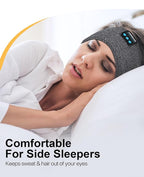 Sleep Headphones Bluet00th Headband Wireless - Sleeping Headphones Adjustable FIT for Side Sleepers - Sleep Mask with Bluet00th - Noise Cancelling