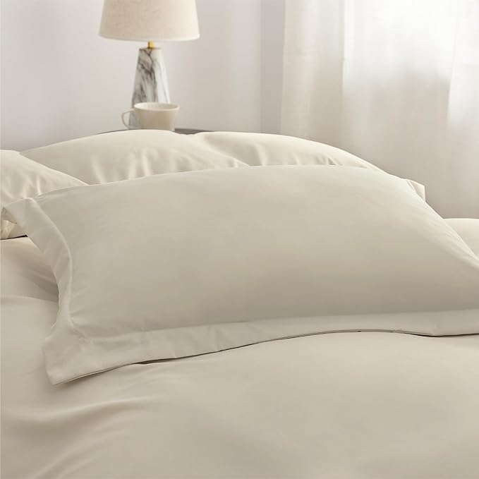 Bedsure Duvet Cover Twin/Twin XL - Only Includes 1 Duvet Cover (68"x90"), Hotel Luxury Soft Double Brushed All Season Bedding for Kids & Adults, Zipper Closure, Linen (No Comforter, No Pillow Shams)