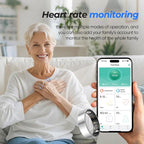 Smart Ring Health Tracker - IP68 Water Resistance, Sleep & Exercise Monitoring, iOS & Android Compatible, Long Lasting Battery Life, No Subscription Required, Unisex for Women & Men (Black, 10)