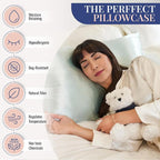 Blissy Silk Pillowcase - 100% Pure Mulberry Silk - 22 Momme 6A High-Grade Fibers - Silk Pillow Cover for Hair & Skin - Regular, Queen & King (Mint, Standard)
