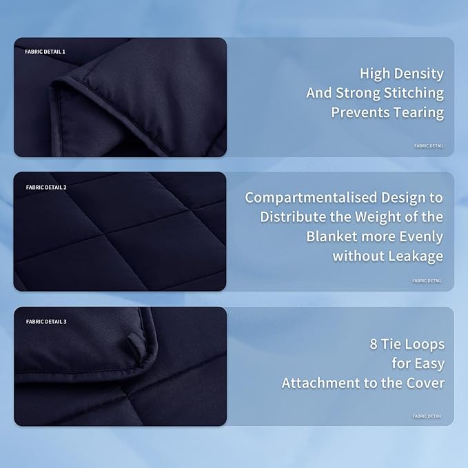 Topcee Weighted Blanket (5 lbs, 36" x 48") Cooling Throw Heavy Blanket for Sleeping Apply to 40-60 lbs, Soft Thick Breathable Blanket with Glass Bead, Easy Care