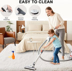 9x12 Shag Area Rugs for Living Room, Extra Large Ultra Soft Fluffy Furry Rug for Bedroom, Indoor Carpet Plush Fuzzy Nursery Rugs for Kids Girls and Boys, Dorms, Classroom, Home Decor Aesthetic, White