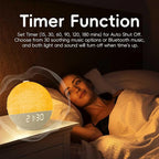 Sunrise Alarm Clock with Sound Machine, Natural Wake Up Light with Night Light, 30 Sleep Sounds, White Noise Machine Alarm Clocks for Bedrooms, Heavy Sleepers