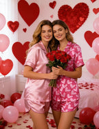 Ekouaer Womens Silk Satin Pajamas Set Short Sleeve Sleepwear Button Down Loungewear 2 Piece Pjs Shorts Set S-5X Plus Size