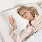 HIMOON Bed Pillows for Sleeping 4 Pack,Standard Size Cooling Pillows Set of 4,Top-end Microfiber Cover for Side Stomach Back Sleepers