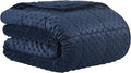 CuteKing Weighted Blanket - Weighted Blanket with Premium Glass Beads - Heavy Blanket Crystal Velvet for Comfort Sleep - Thick Blanket All Season (20lbs, 60"x80", Blue Bubble)