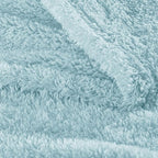 Exclusivo Mezcla Fleece Twin Size Bed Blanket, Ultra Soft, Lightweight and Fuzzy Stone Blue Blanket for Women, Home Decor, 60x80 Inches