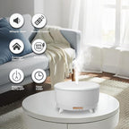Diffusers for Essential Oils Large Room, 500ml Aromatherapy Diffuser Cool Mist Humidifier with Remote Control,7 Colors Lights & 3 Mist Mode Waterless Auto Off for Women Office Home W