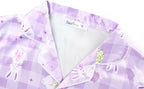 Beezizac Little & Big Girls Satin Silky Button Pajama Summer Short Sleeves Set Trendy Outfit Kid Size 6-16