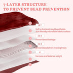 HOSUKKO Weighted Blanket - 3 lbs Burgundy Thciken Heavy Blanket - Small Size Breathable Blanket(20 * 30 inches, 3 lbs)