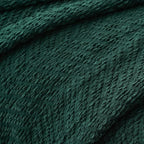 BATTILO HOME Forest Green Throw Blanket Couch,Knit Christmas Throw Blanket Versatile Chair,Super Soft Warm Christmas Decor Throw Tassels Bed,Sofa and Living Room,50'' x 60''